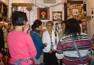 マーケットにて