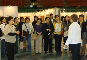 作品コーナーにて